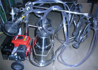 Karretjetype Draagbare de Koe Melkende Machine van de Benzinemotor voor Landbouwbedrijf