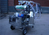 De Koe Melkende Machine van de dieselmotor Dubbele Emmer met Elektrische Motor/Pulsometer