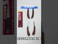 Doppelzijdige hoefsnijdmachine Houten hoefsnijding voor het snijden van paardenhoeven, houtproductie